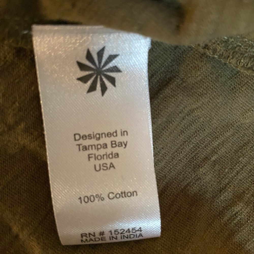 Kyla Seo Army Green Aura Tunic XL - Picture 4 of 5